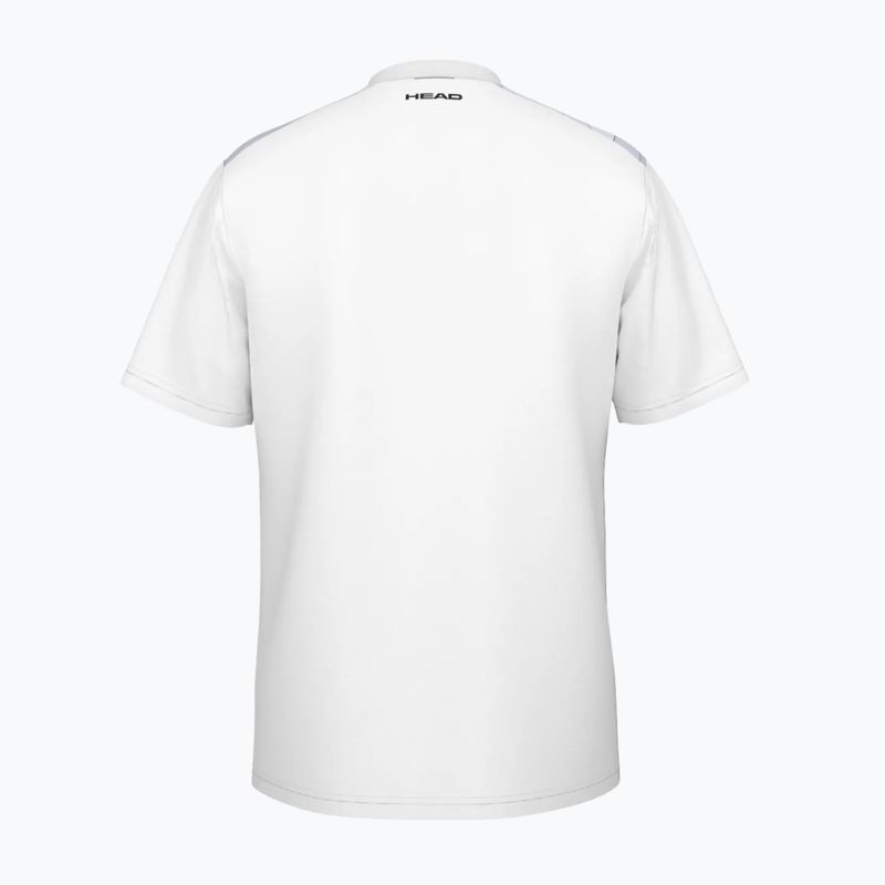 HEAD men's tennis shirt Topspin print vision m/navy 2