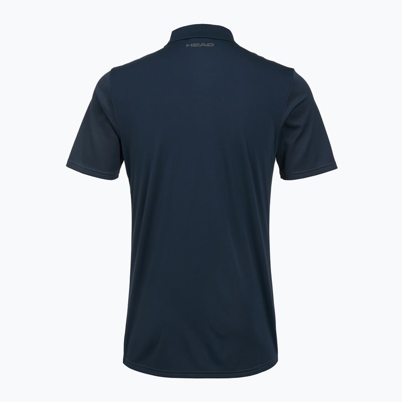 Men's tennis polo shirt HEAD Club 25 Tech Polo navy 8