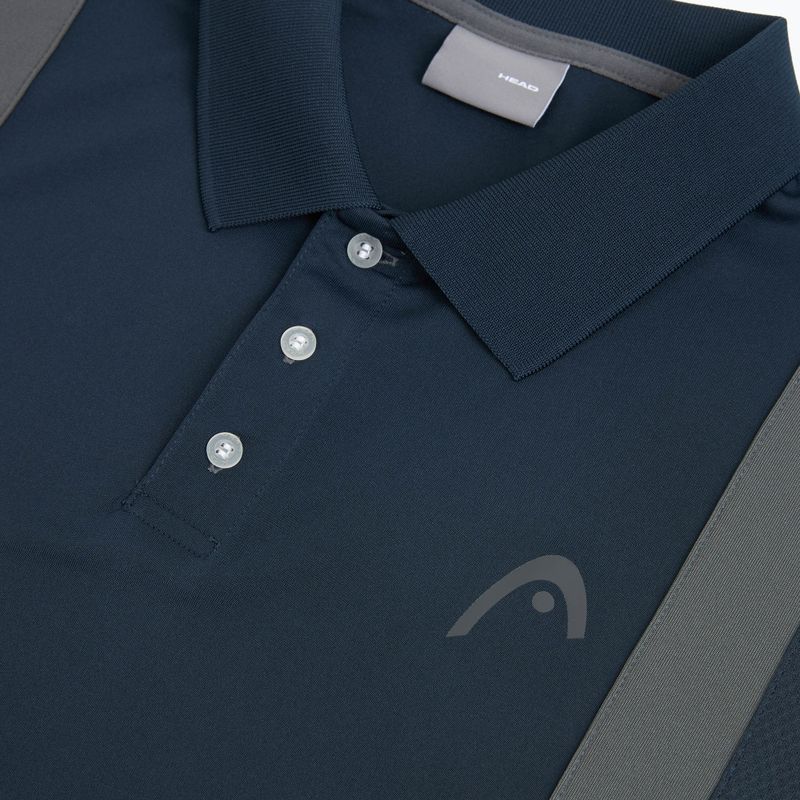 Men's tennis polo shirt HEAD Club 25 Tech Polo navy 9