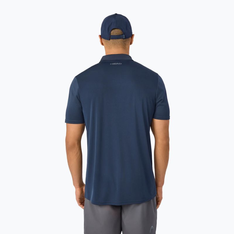 Men's tennis polo shirt HEAD Club 25 Tech Polo navy 3