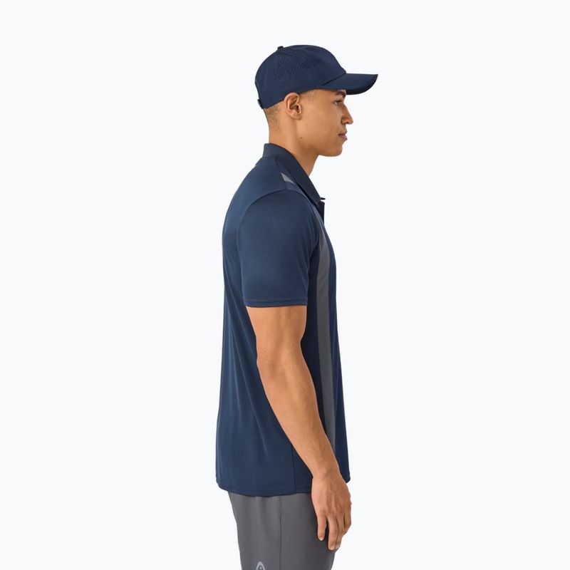 Men's tennis polo shirt HEAD Club 25 Tech Polo navy 4