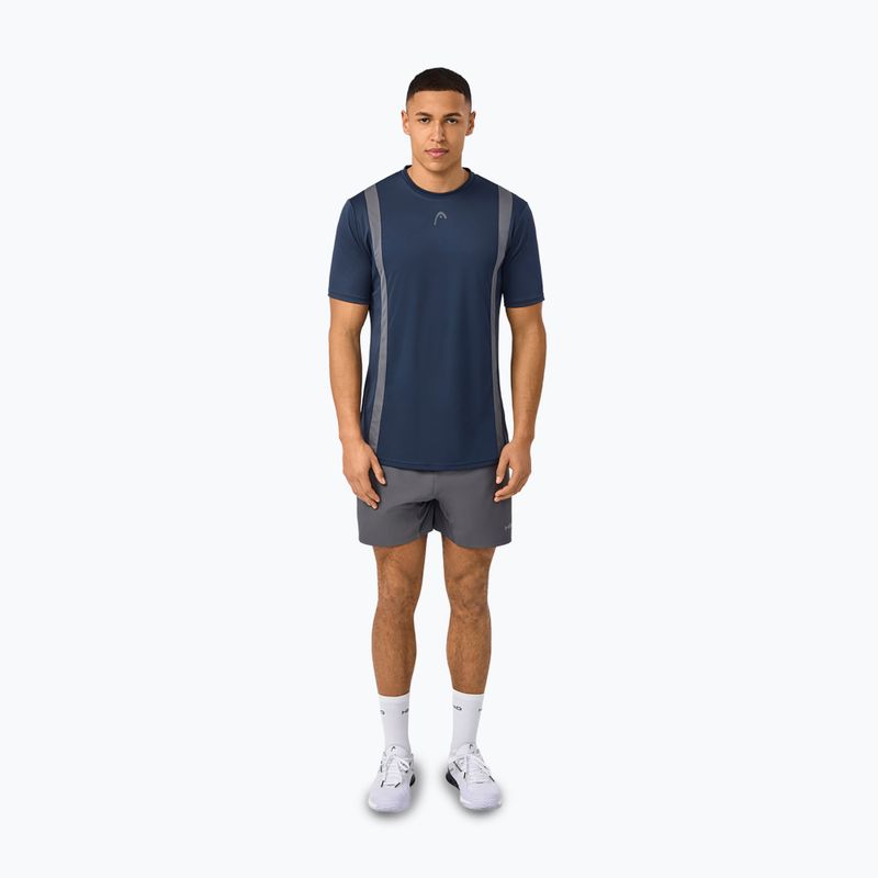 Men's tennis polo shirt HEAD Club 25 Tech Polo navy 2