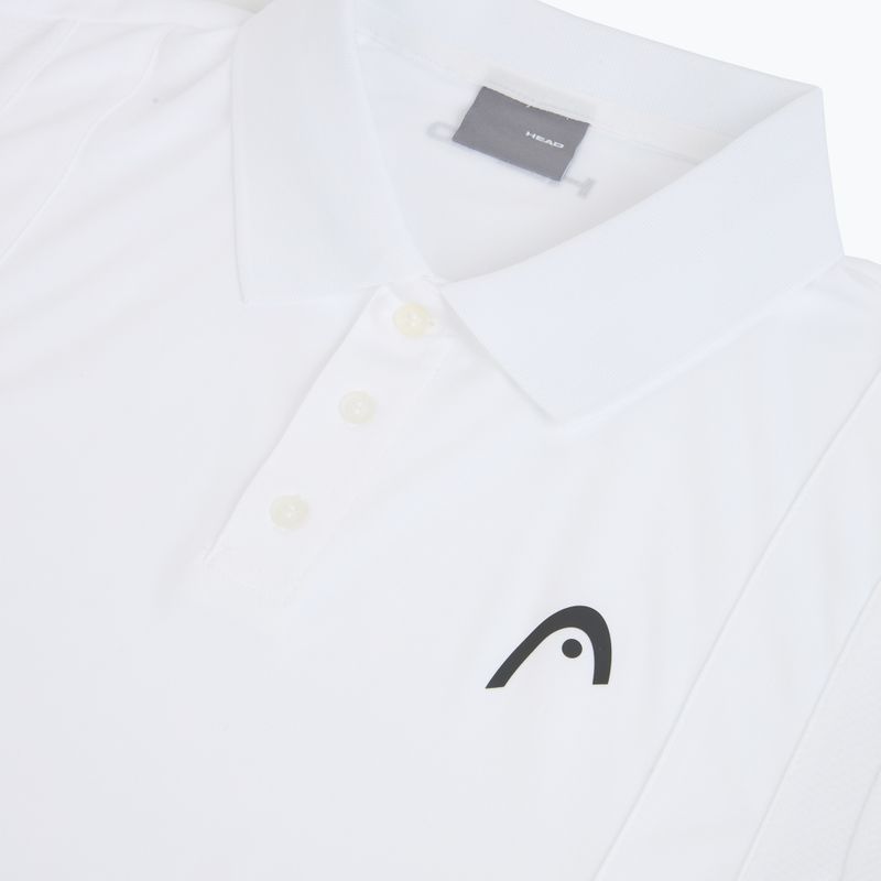 Men's tennis polo shirt HEAD Club 25 Tech Polo white 3