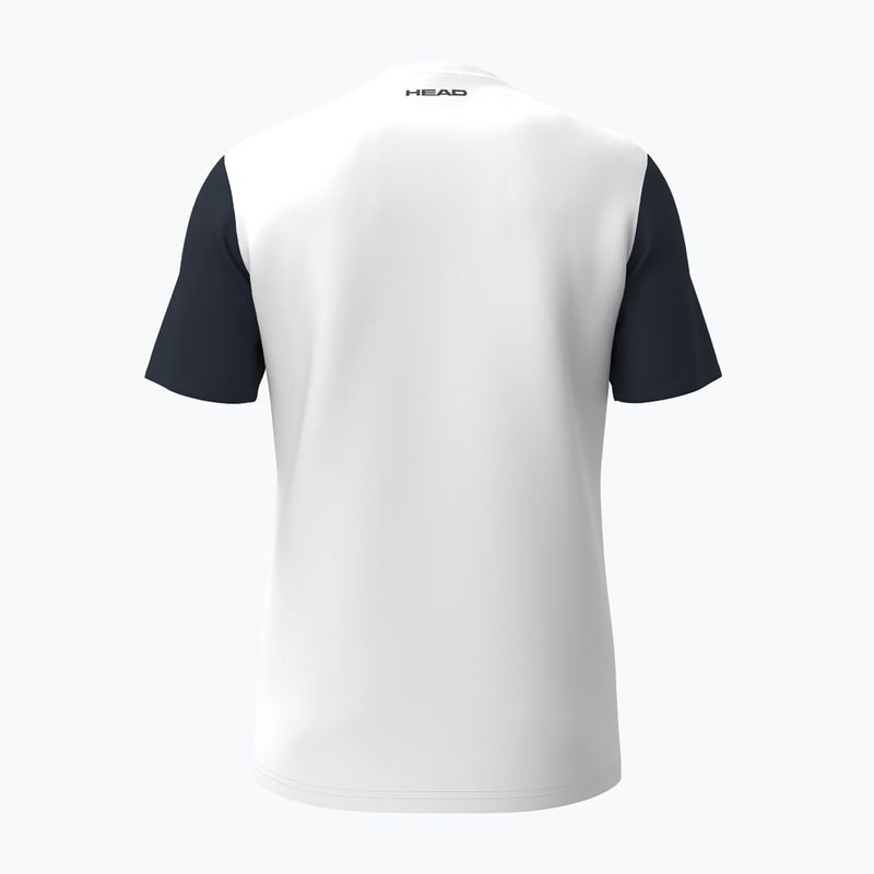 Men's tennis shirt HEAD Club 25 Tech navy/white 2