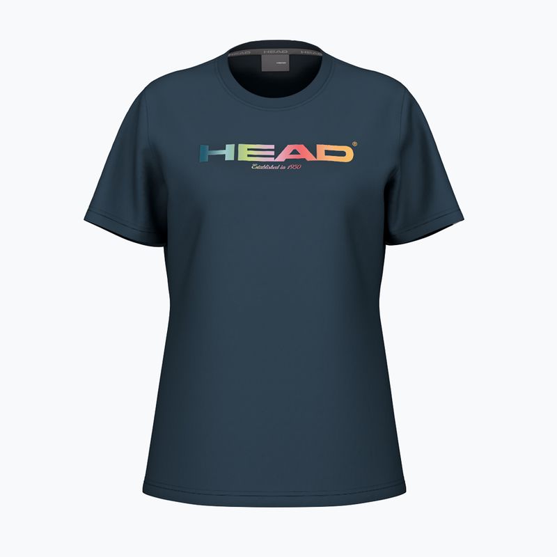 Women's tennis shirt HEAD Rainbow W navy