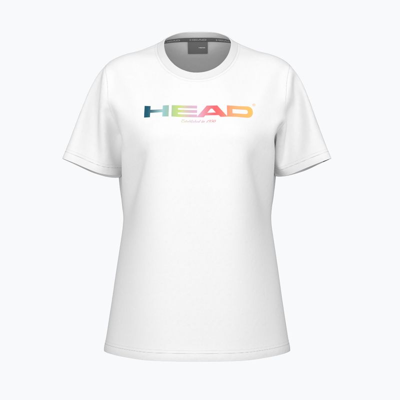 HEAD women's tennis shirt Rainbow W white