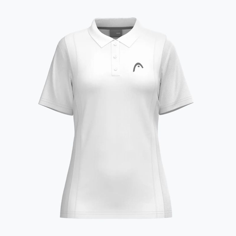 Women's tennis shirt HEAD Club 25 Tech Polo W white 7