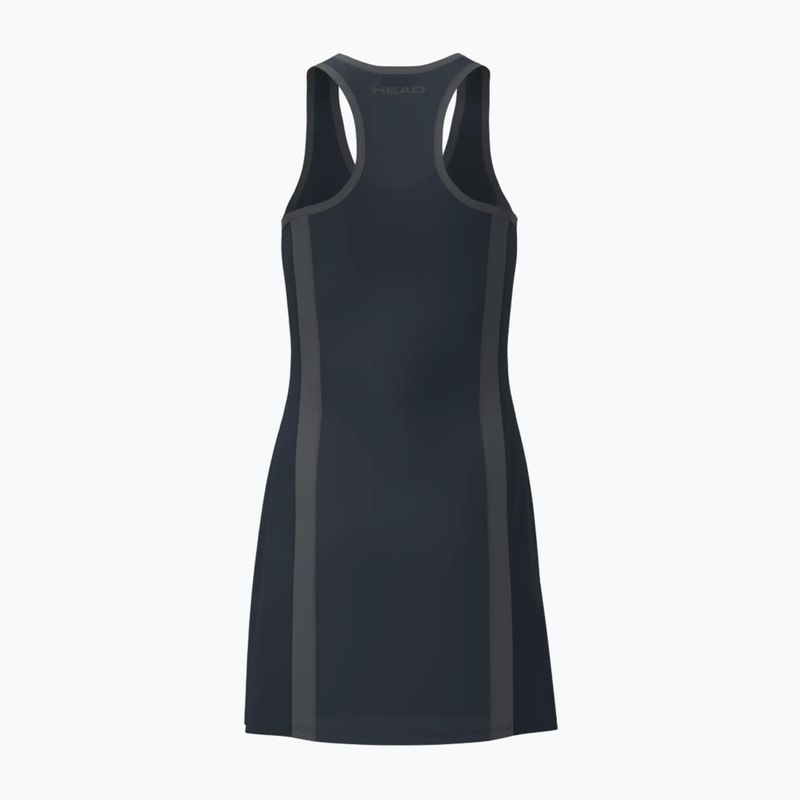 Tennis dress HEAD Club 25 black 2