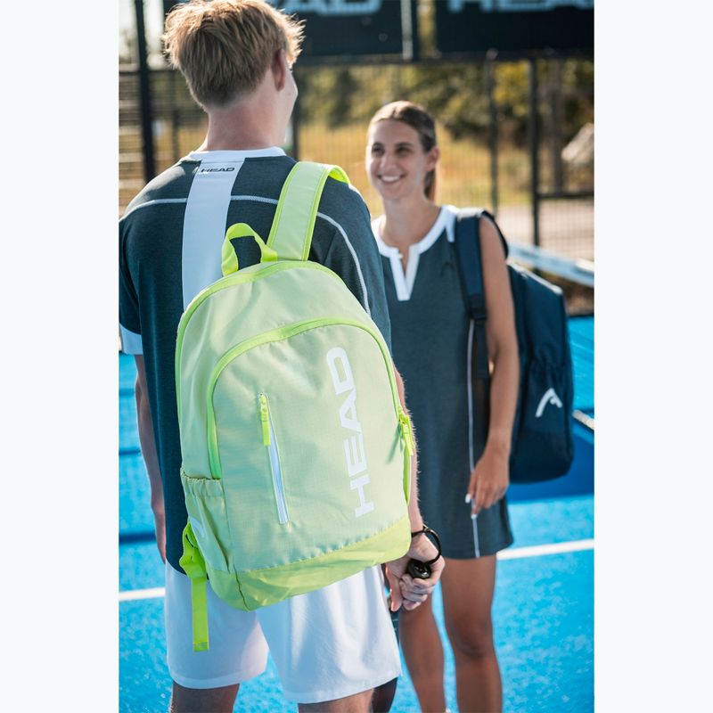 Tennis backpack HEAD Base 17 l sharp green 6