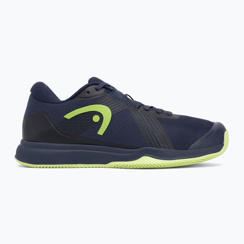 Men's tennis shoes HEAD Sprint Team 4.0 Clay navy/ lime 2