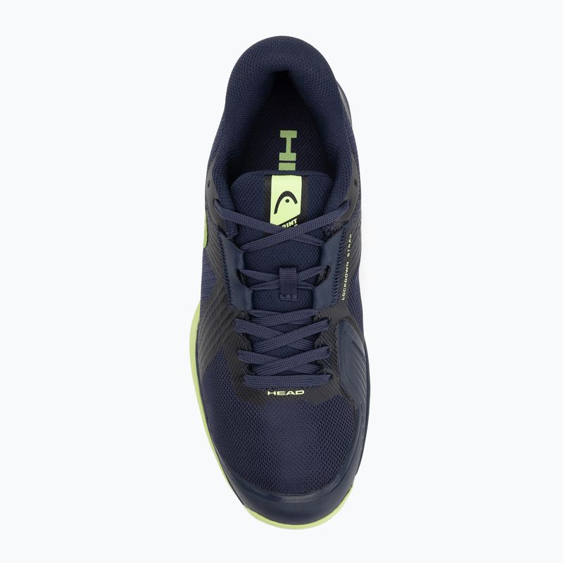 Men's tennis shoes HEAD Sprint Team 4.0 Clay navy/ lime 5