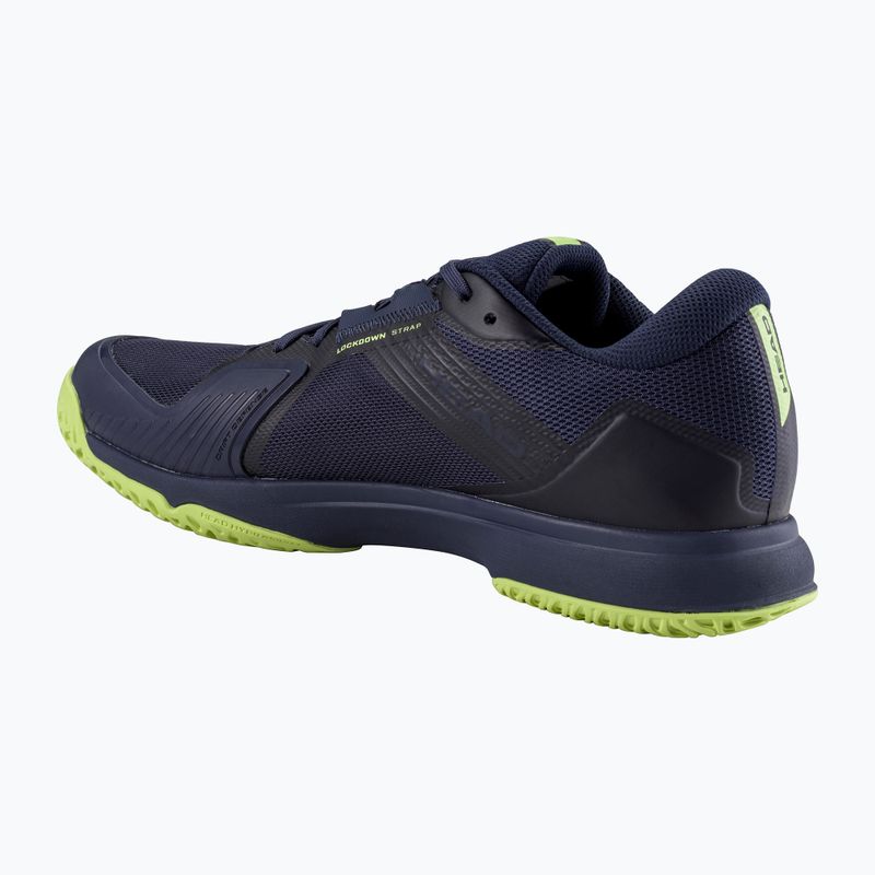 Men's tennis shoes HEAD Sprint Team 4.0 Clay navy/ lime 2