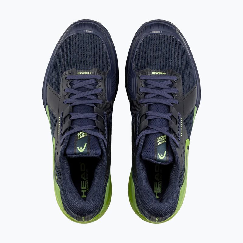 Men's padel shoes HEAD Sprint Pro 4.0 navy/ lime 4