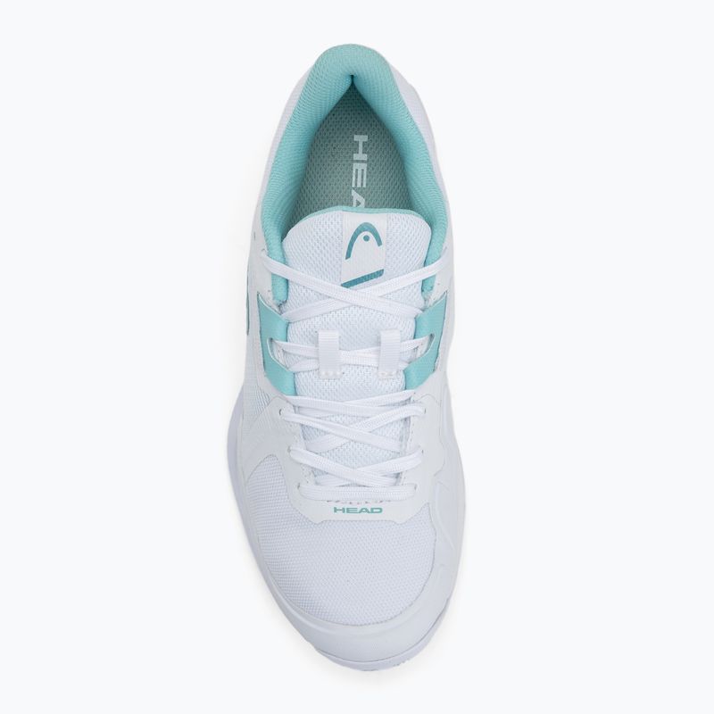 Women's tennis shoes HEAD Sprint Evo 3.5 Clay white/ turquise 5