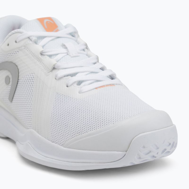 Women's tennis shoes HEAD Sprint Team 4.0 white/ coral 7