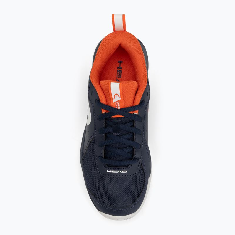 Children's tennis shoes HEAD Sprint Court 4.0 dark blue/red 5