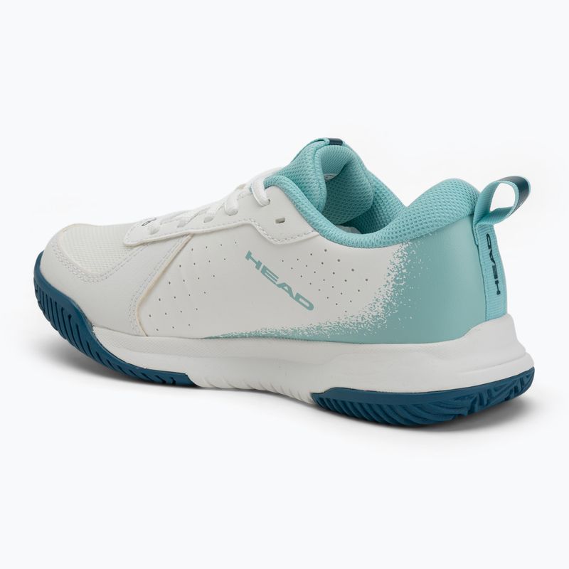Children's tennis shoes HEAD Sprint Court 4.0 white/ turquise 3