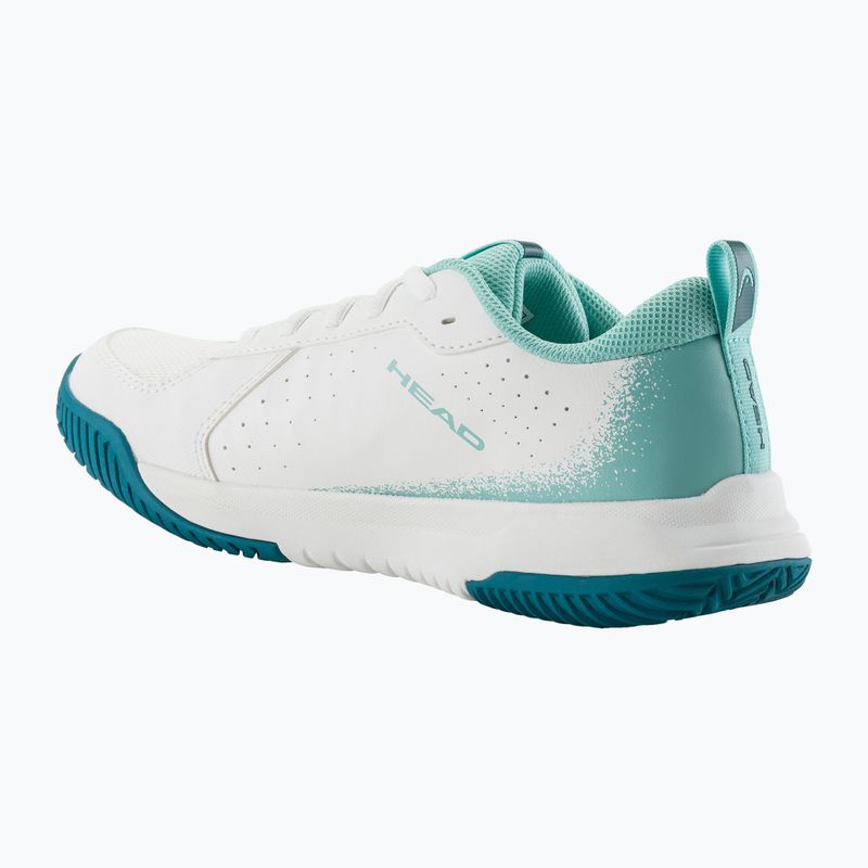 Children's tennis shoes HEAD Sprint Court 4.0 white/ turquise 9