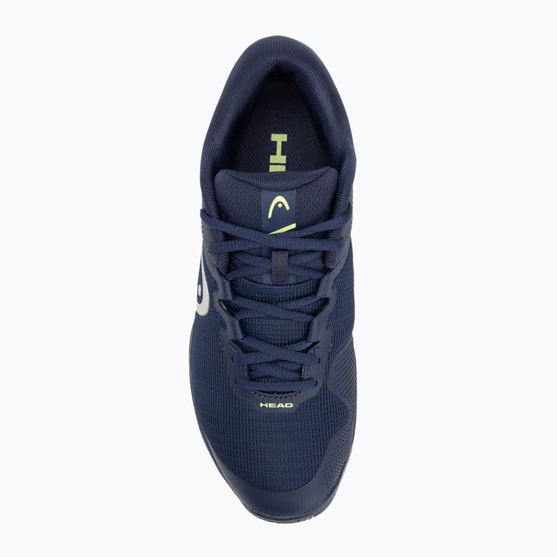 Men's tennis shoes HEAD Revolt Evo 2.0 Clay navy/ lime 5