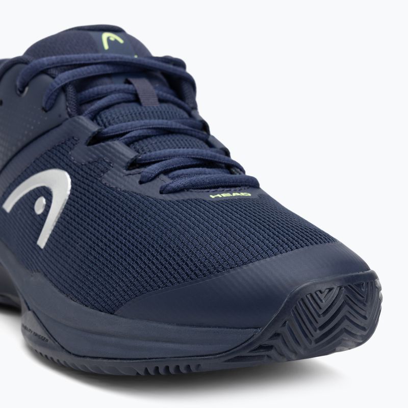 Men's tennis shoes HEAD Revolt Evo 2.0 Clay navy/ lime 7