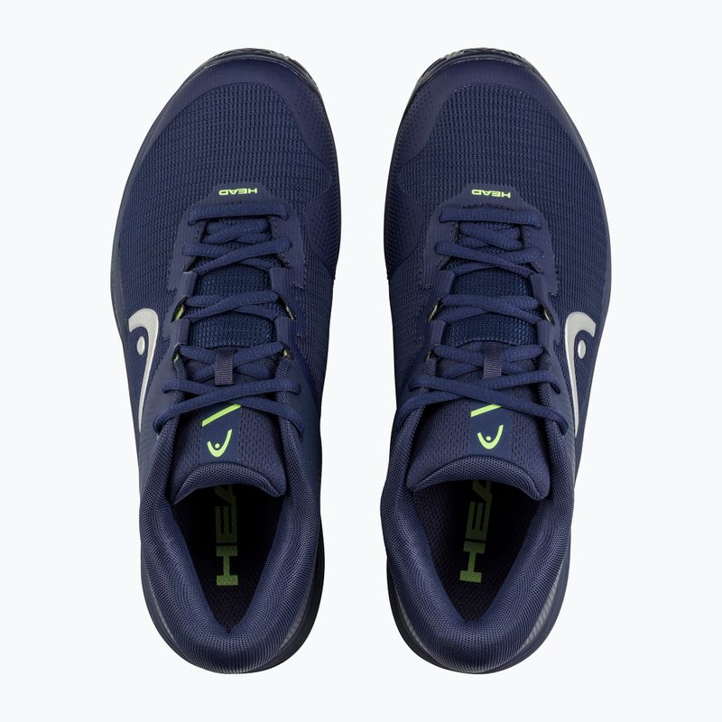 Men's tennis shoes HEAD Revolt Evo 2.0 Clay navy/ lime 4