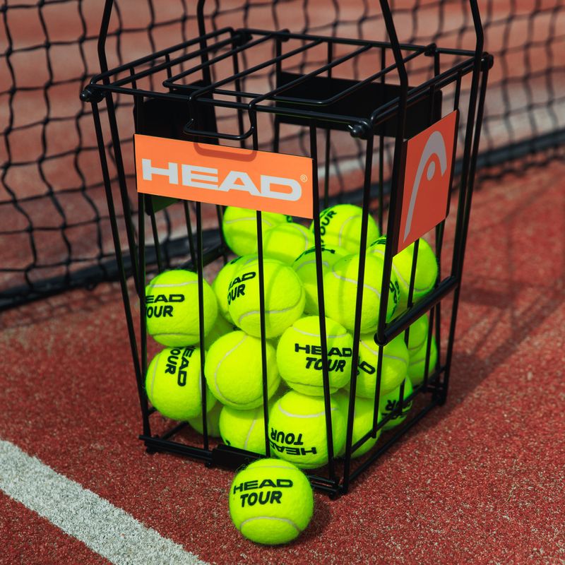 HEAD Tennis Ball Basket With Separator black 287251 7