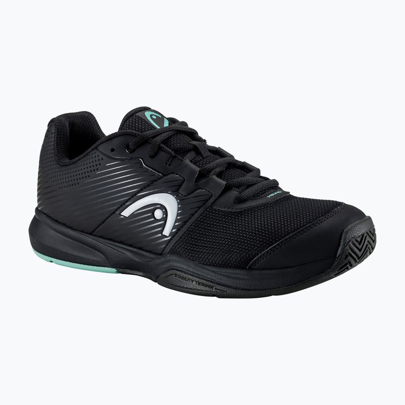 HEAD Revolt Court men's tennis shoes black/teal 11