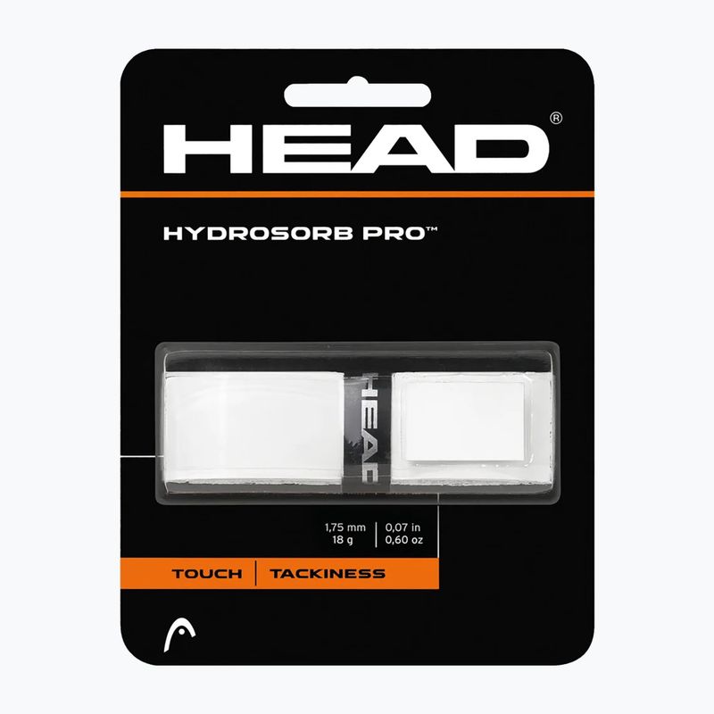 HEAD Hydrosorb Pro tennis racket wrap white
