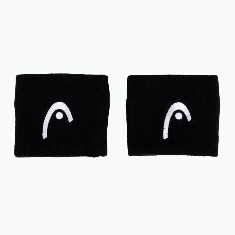 HEAD Wristband 2.5" 2 pcs black 285050 2