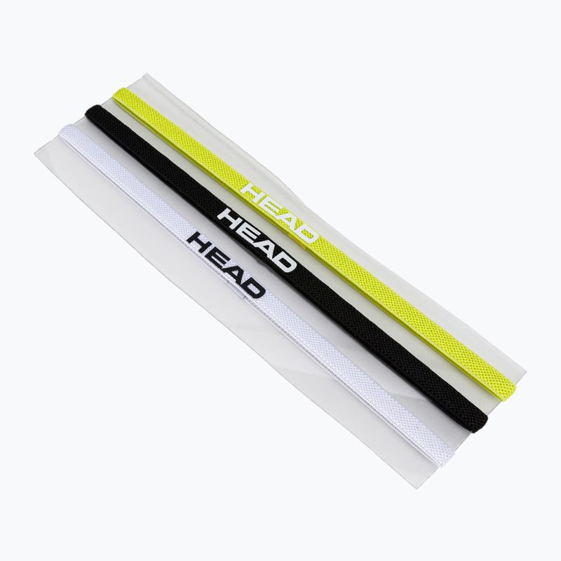 HEAD HEADBAND 3P 3 pcs white/yellow/black 817099