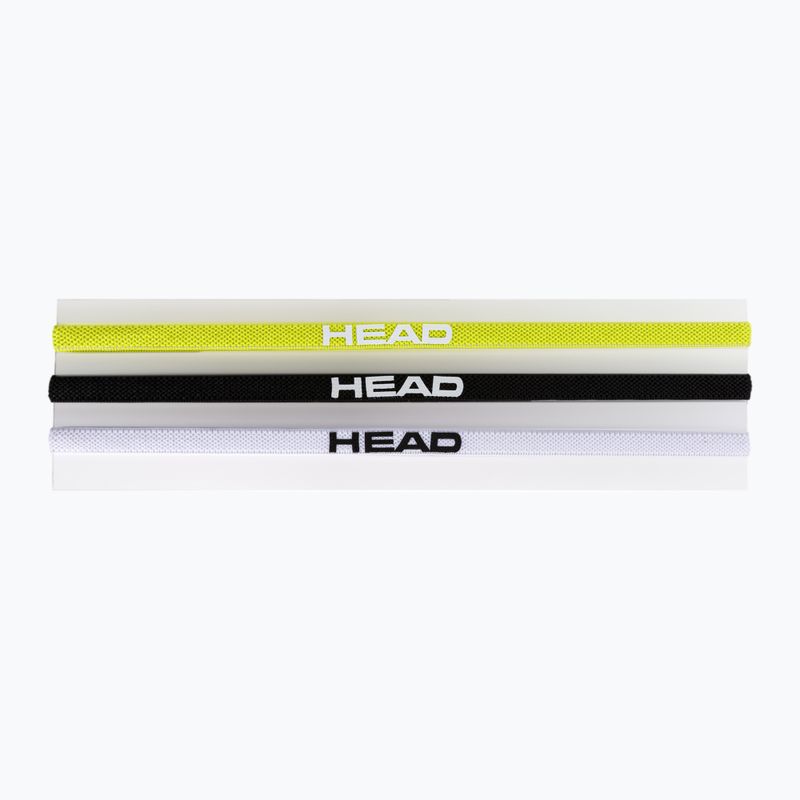 HEAD HEADBAND 3P 3 pcs white/yellow/black 817099 2