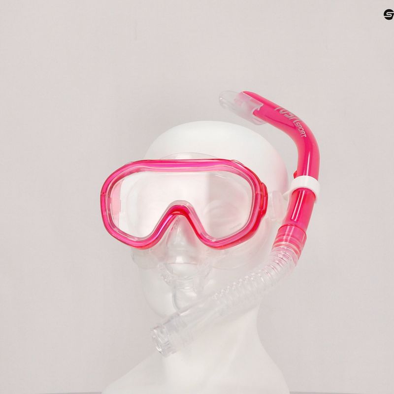 TUSA Kleio Mini Fit diving set pink UC-0211P 8