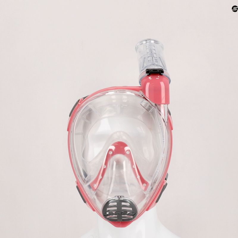 Cressi Baron full face mask for snorkelling pink XDT020040 6