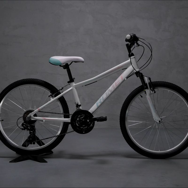 Children's bicycle Romet Jolene 24 white 2224608 14