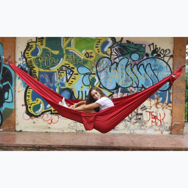 Ticket To The Moon Compact hiking hammock burgundy 5