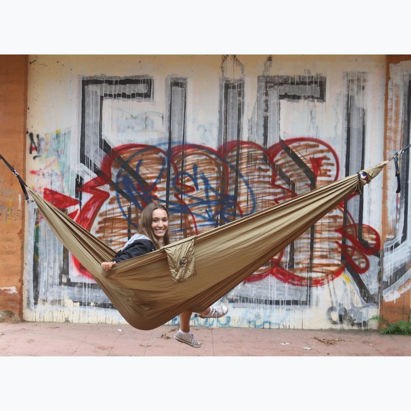 Ticket To The Moon Compact hiking hammock brown TMC08 5