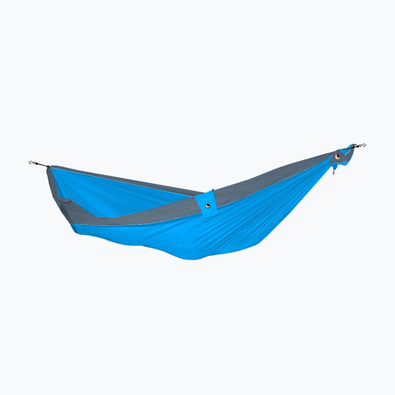 Ticket To The Moon Original aqua/dark grey two-person hiking hammock