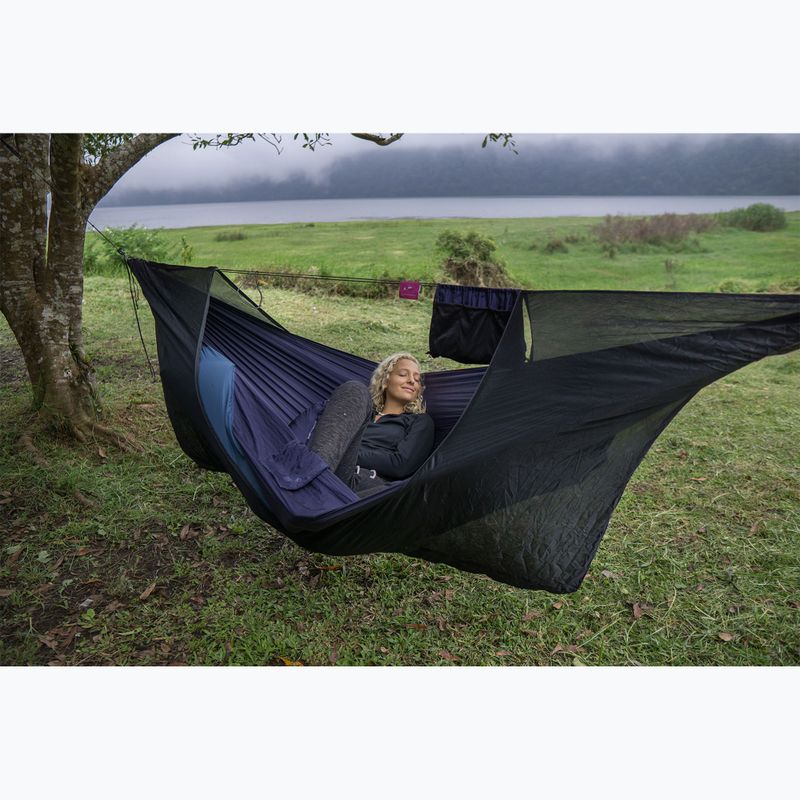 Ticket To The Moon Convertible BugNet 360° hammock mosquito net black TMNET07 10