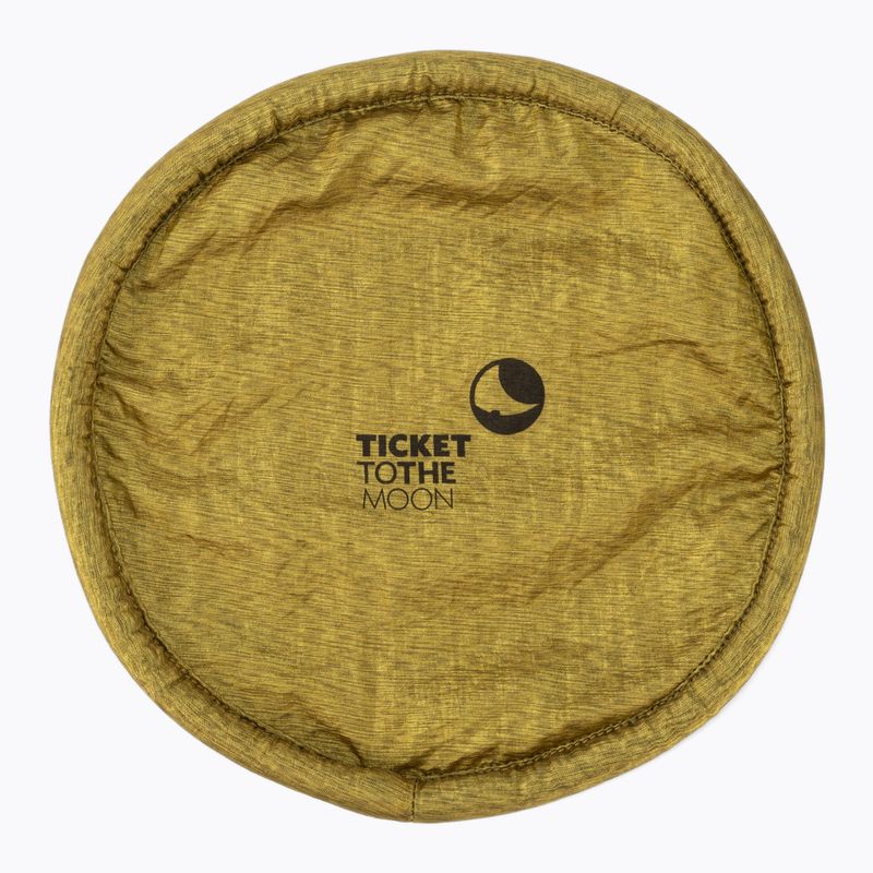 Ticket To The Moon Pocket folding frisbee yellow TMFRIS23