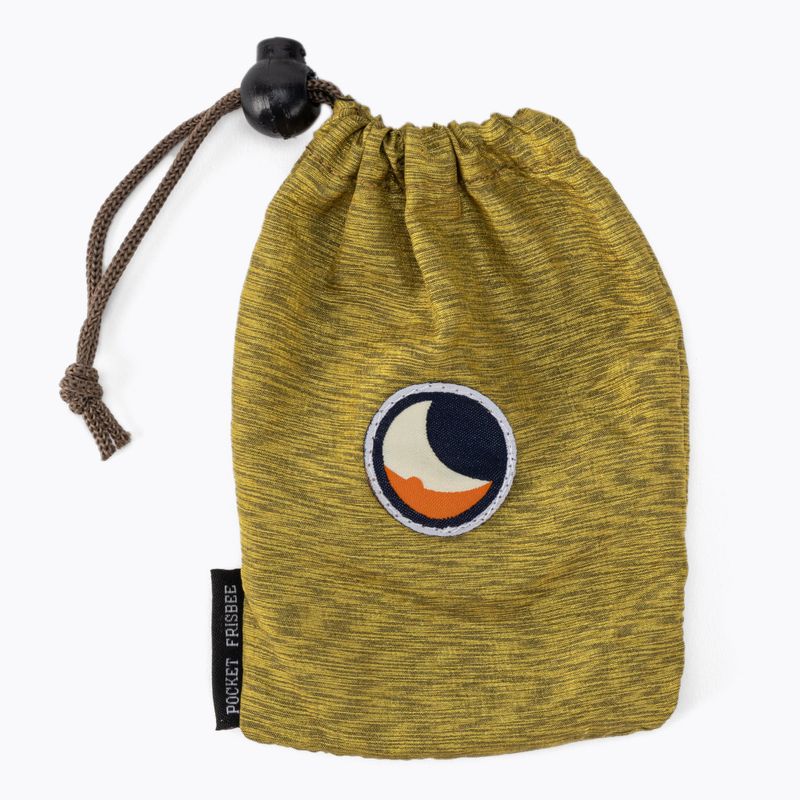 Ticket To The Moon Pocket folding frisbee yellow TMFRIS23 2