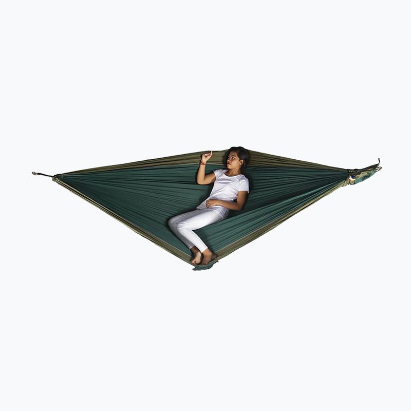 Ticket To The Moon Original green TMO0524 two-person hiking hammock 4