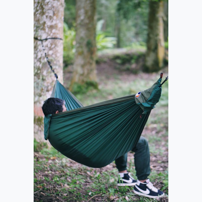 Ticket To The Moon Original green TMO0524 two-person hiking hammock 7