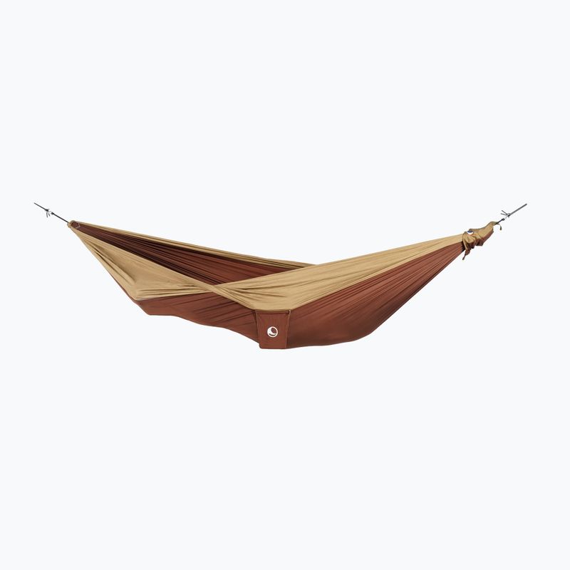 Ticket To The Moon Original brown two-person hiking hammock TMO0408