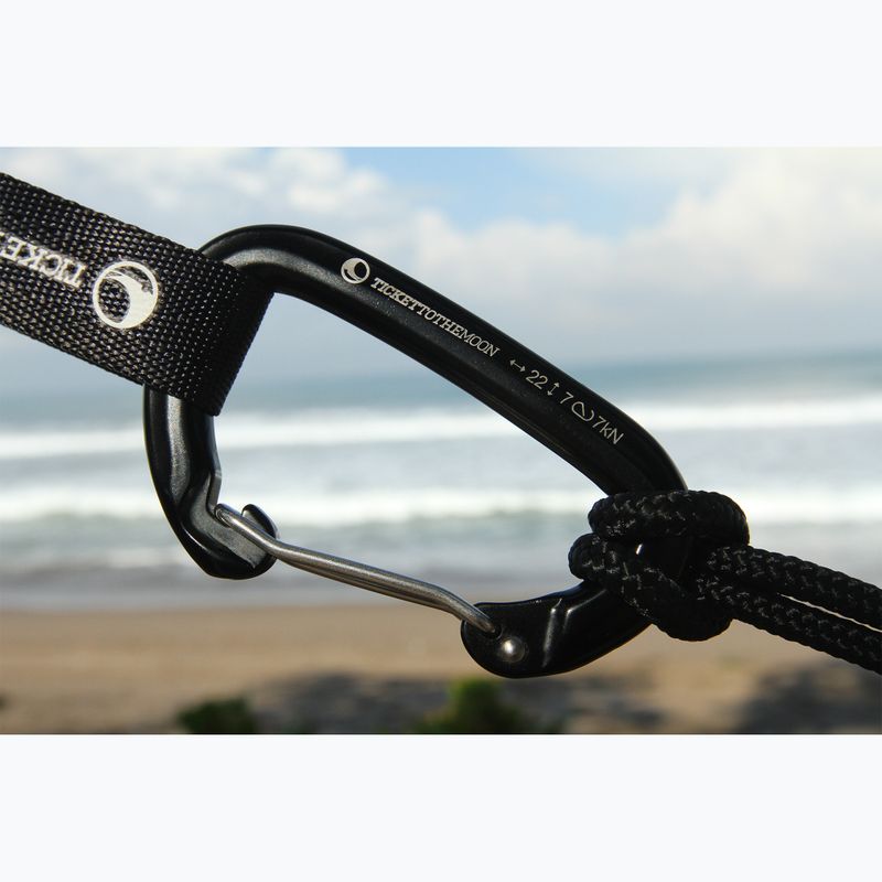 Ticket To The Moon carabiners AL-7075 2 pcs. black TMBINER22 6