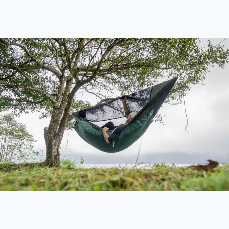 Ticket To The Moon Pro Mat army green hiking hammock 4