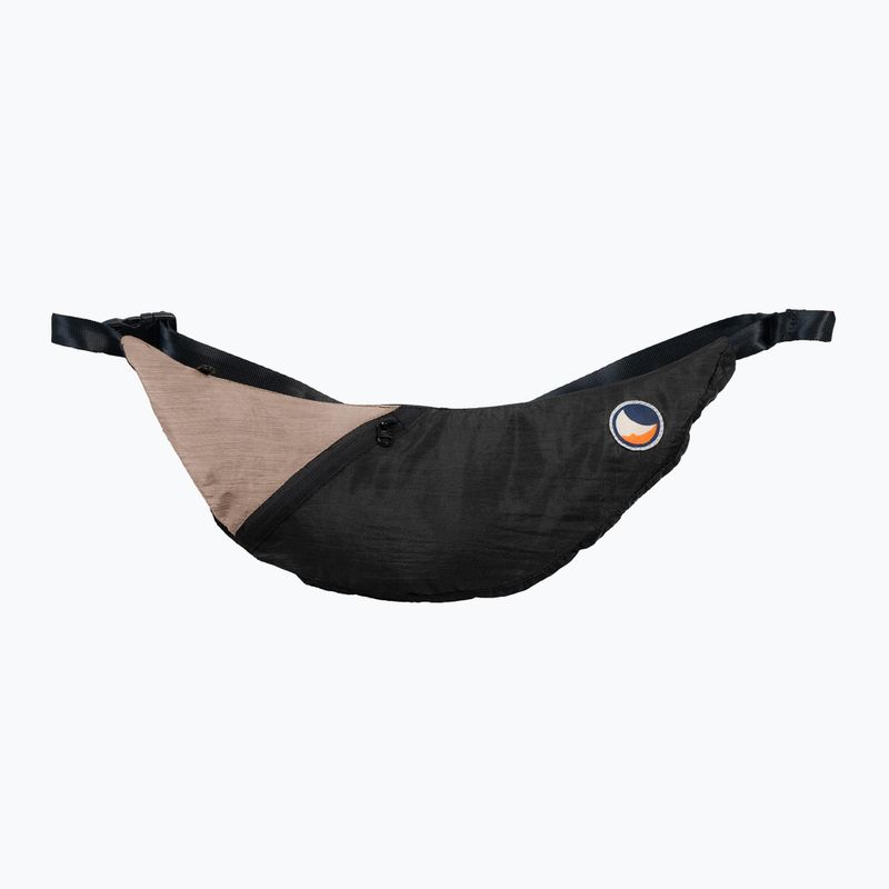 Ticket To The Moon Upcycled Sling shoulder bag black/natural beige
