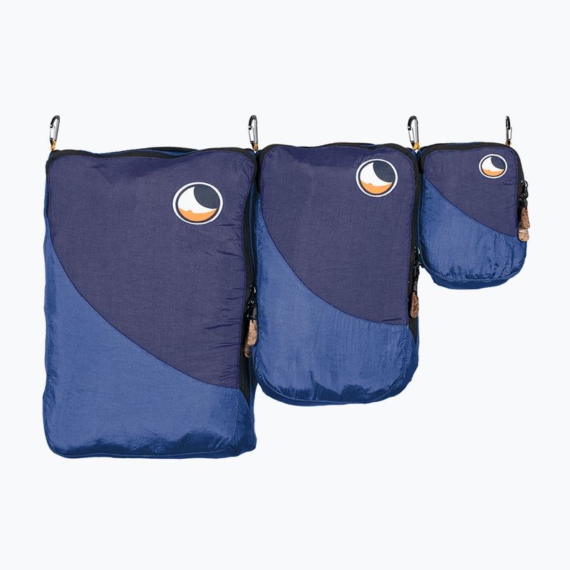 Ticket To The Moon Travel Cube Organiser Set 3 pcs royal blue/navy blue