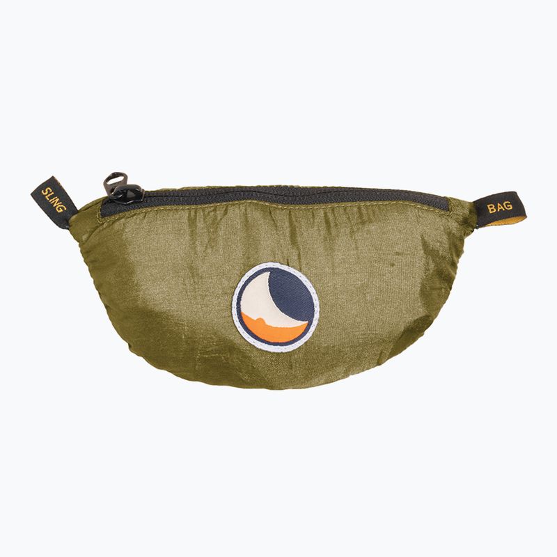 Ticket To The Moon Upcycled Sling bag/olive brown shoulder bag 2