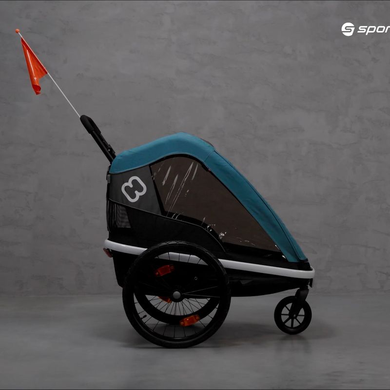 Hamax Avenida One bicycle trailer black/blue 400019_HAM 8
