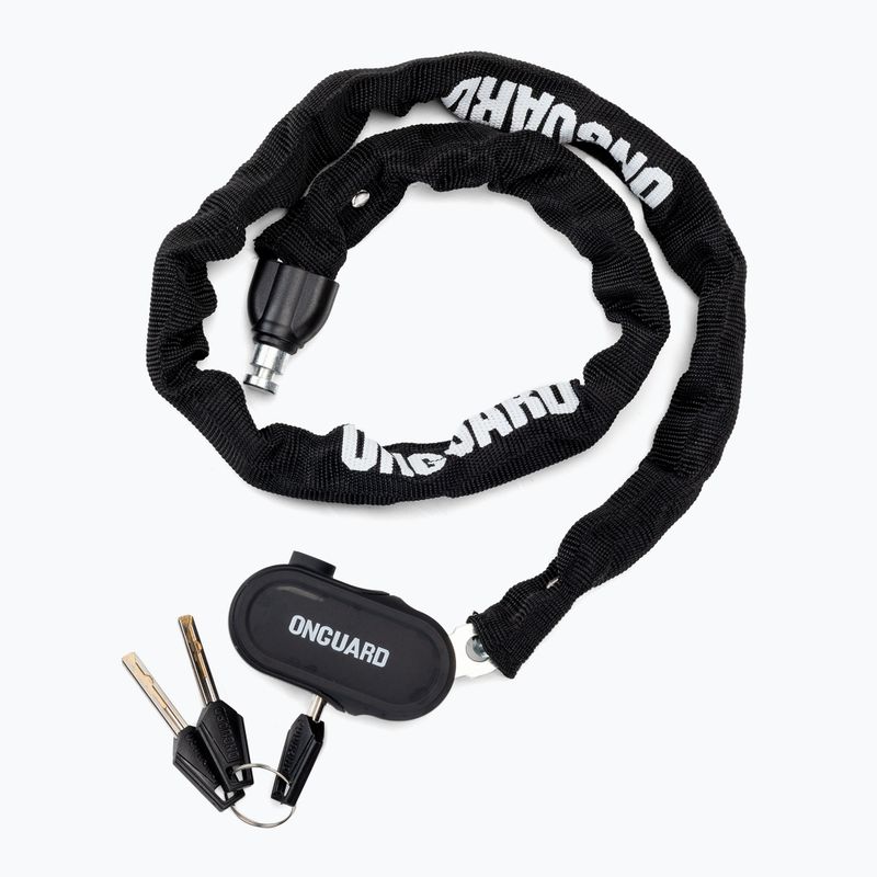 OnGuard FASTLOCK 8286 BIKE LOCK 3 x Keys with code black ONG-8286 2